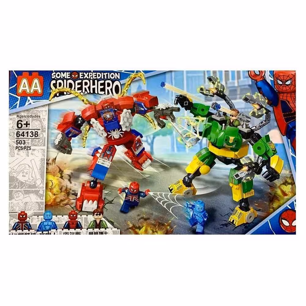 خرید لگو اسپایدرمن و دکتر اختاپوس 64138 Lego superhero aa
