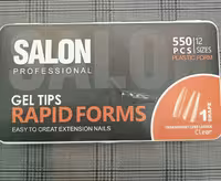 ژلیکس قالب دائمی کاشت ژل 550 عددی سالن Salon کد 1