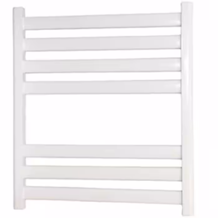 حوله خشک کن فلت رو کار استیل 75 سفید