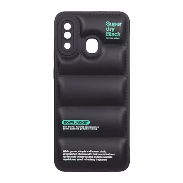 قاب پافر Script مدل Samsung Galaxy A30 / A20 – مشکی-کد3946