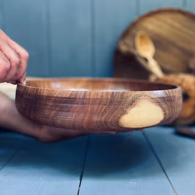 ظرف چوبی پذیرایی کهور کد 944