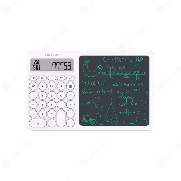 ماشین حساب و رایتینگ پد گرین لاین مدل GNCALCWPAD