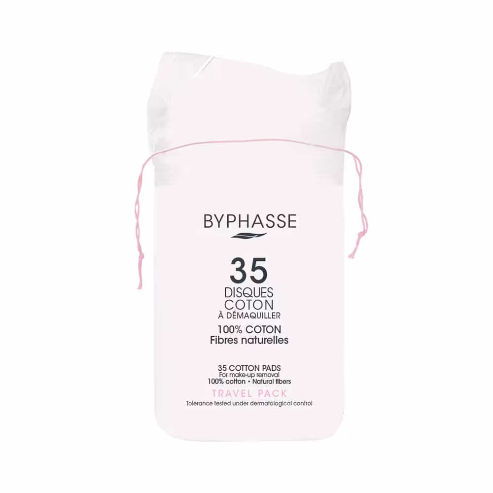 پد آرایش پاک‌کن دایره‌ای بایفاس بسته 35 عددی