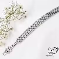 دستبند مجلسی فول نگین کد 18735