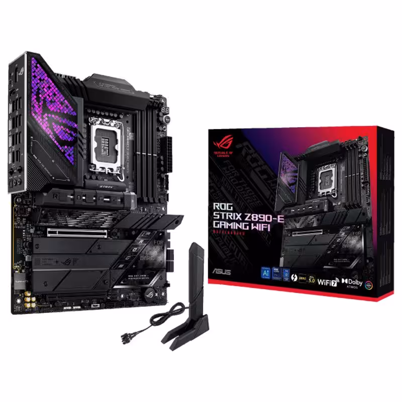 مادربرد گیمینگ ایسوس مدل ROG STRIX Z890-E GAMING WIFI با سوکت پردازنده LGA 1851