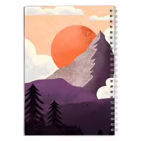 دفتر مشق فانتزی کوه