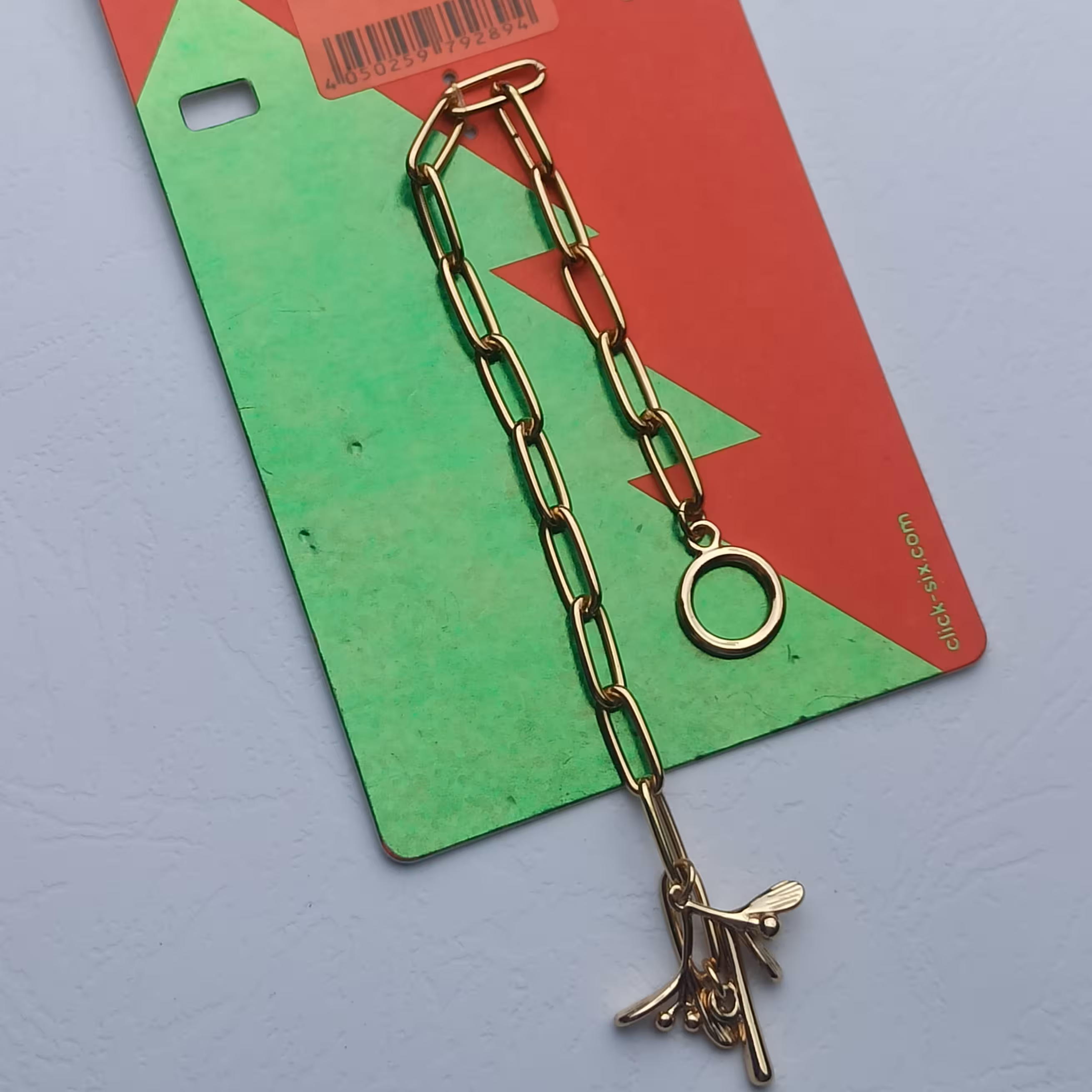 دستبند زنجیری آویز دار