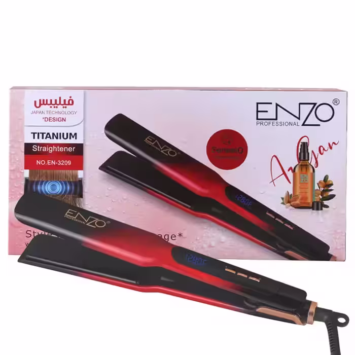اتو مو کراتینه 1280 درجه فارنهایت انزو مدل enzo en-3209