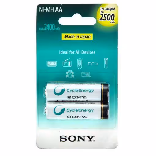 باتری قابل‌ شارژ قلمی سونی های کپی مدل NH-AA-B2GN