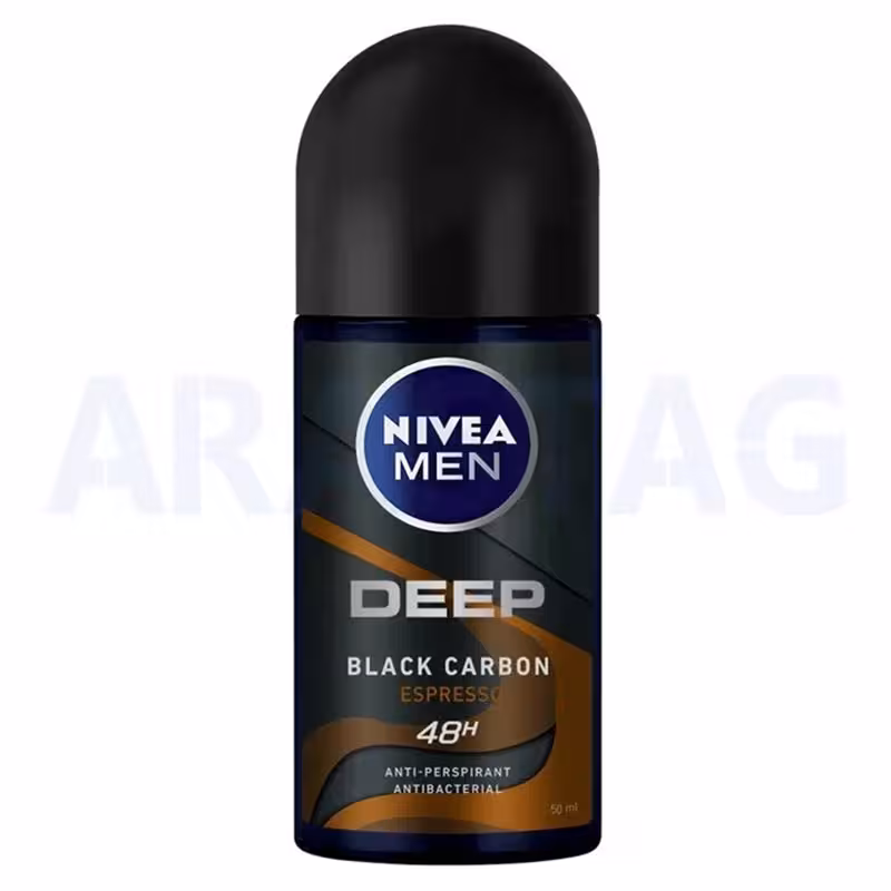 مام رول نیوا مردانه سری Deep Black Carbon مدل Espresso 72H حجم 50 میلی