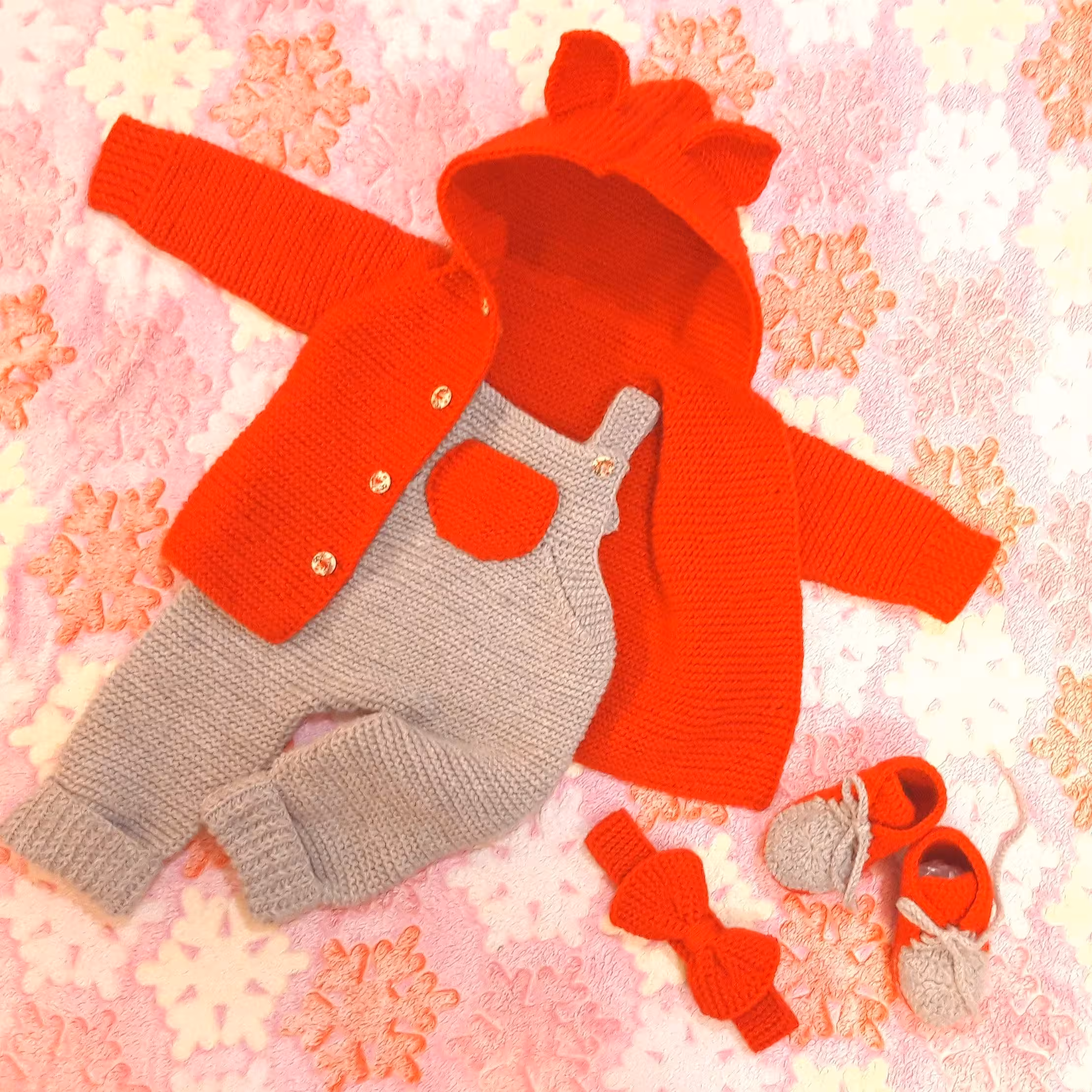 ست کامل دستبافت دورنگ