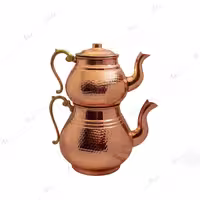 کتری قوری مسی مدل نگار