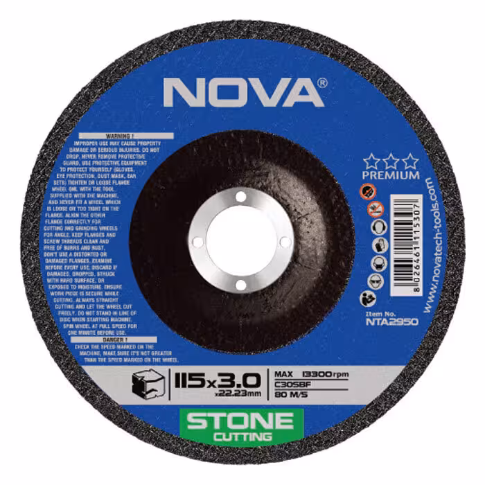 صفحه برش سنگ نووا مدل 2950 سایز 115 میلیمتری