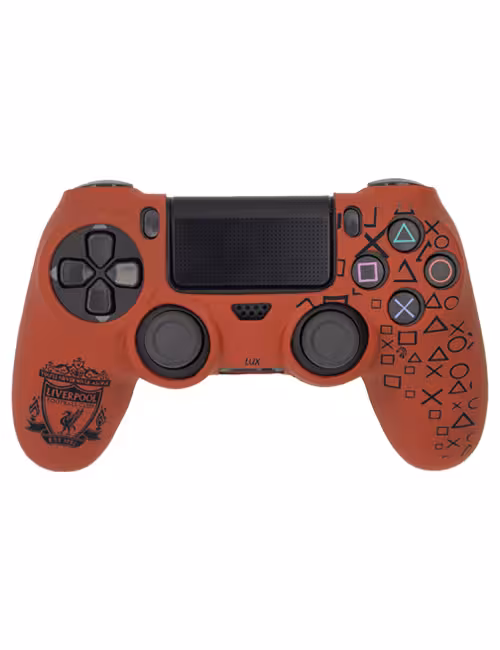 روکش محافظ دسته PS4 لیزری قرمز مشکی طرح لیورپول کد 01