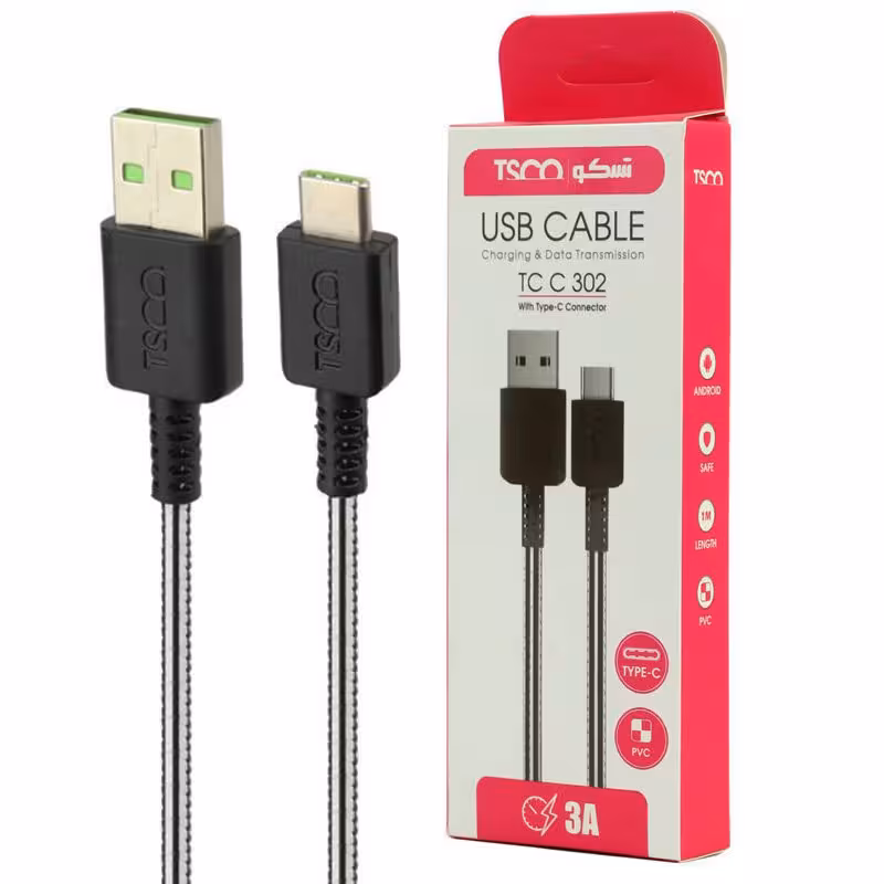 کابل تایپ سی تسکو TC C302