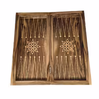 تخته نرد و شطرنج منبت کاری چوب گردو سنندج کد 216