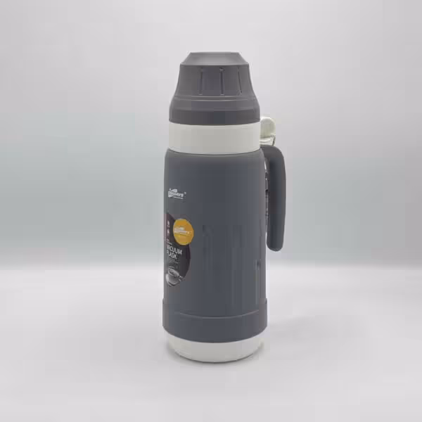 فلاسک مسافرتی 1 لیتر شیشه دار سفید 79T100