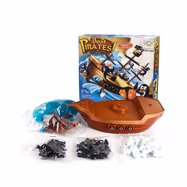 بازی فکری طرح کشتی دزدان دریایی مدل Pirate Boat