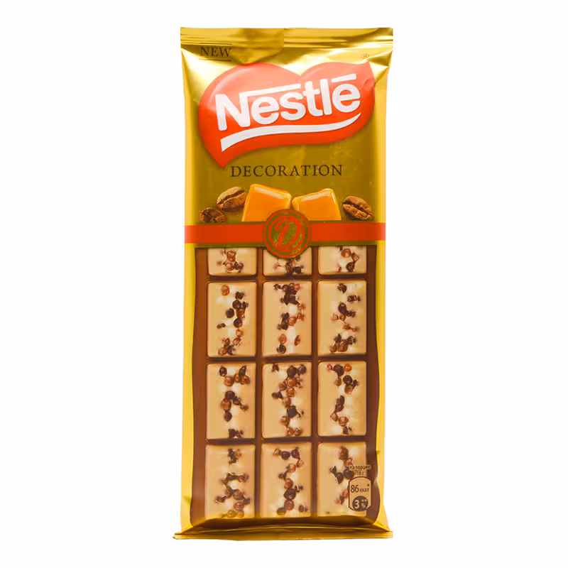 تبلت دکوریشن قهوه و کارامل مغزدار نستله Nestle