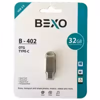فلش 32گیگ Bexo B-402 USB3 OTG Type-C Silver