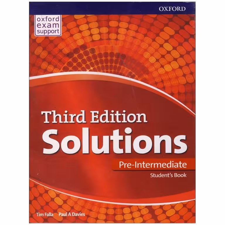 کتاب Solutions Pre Intermediate 3rd سلوشن پری اینترمدیت