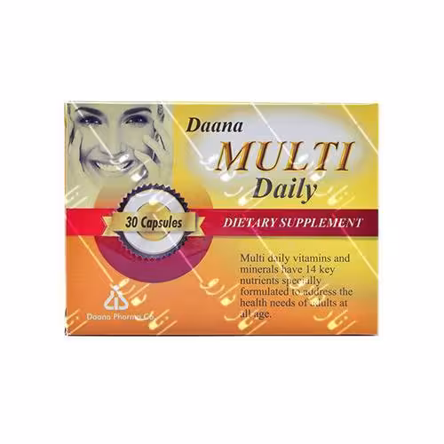 کپسول مولتی دیلی دانا سی ام