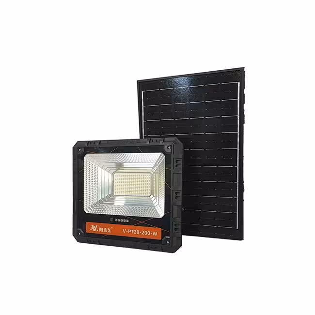 پروژکتور خورشیدی شارژی 200 وات SMD ویمکس مدل PT28
