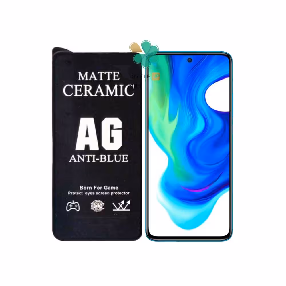 گلس سرامیک مات گوشی شیائومی Poco M2 Pro مدل Antiblue