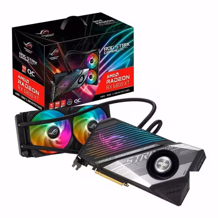کارت گرافیک ایسوس مدل ROG Strix LC Radeon RX 6800 XT OC Edition 16GB