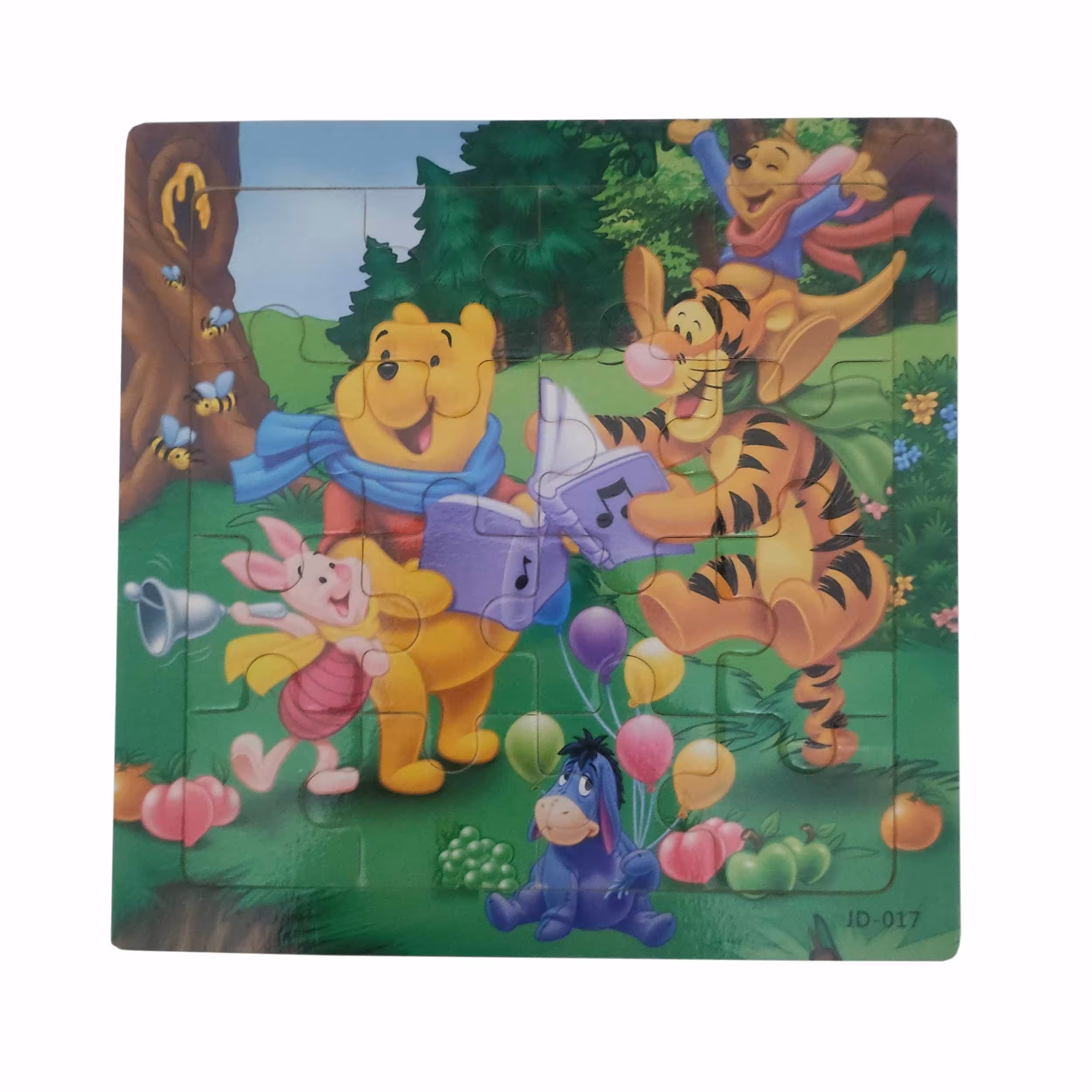 پازل 12 تکه مدل چوبی طرح Winnie the Pooh