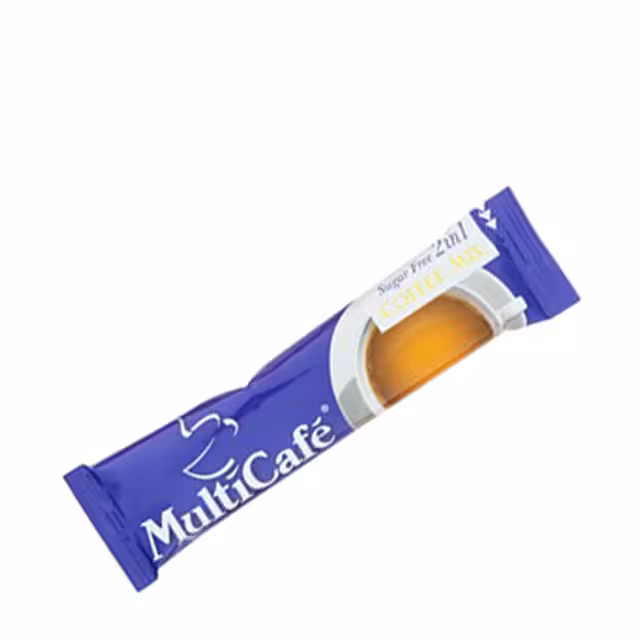 پودر کافی میکس 2 در 1 بدون شکر مولتی کافه 14 گرمی