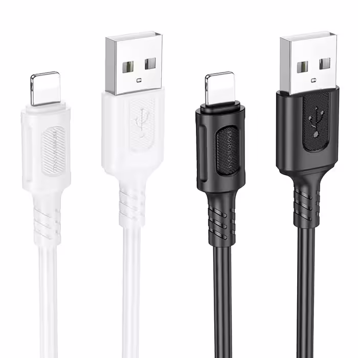 کابل شارژ USB-A به Lightning بروفون مدل BX111 طول 1 متر
