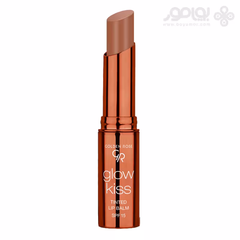 بالم لب رنگی گلدن رز مدل GLOW KISS شماره 06 رنگ CHOCO CAKE