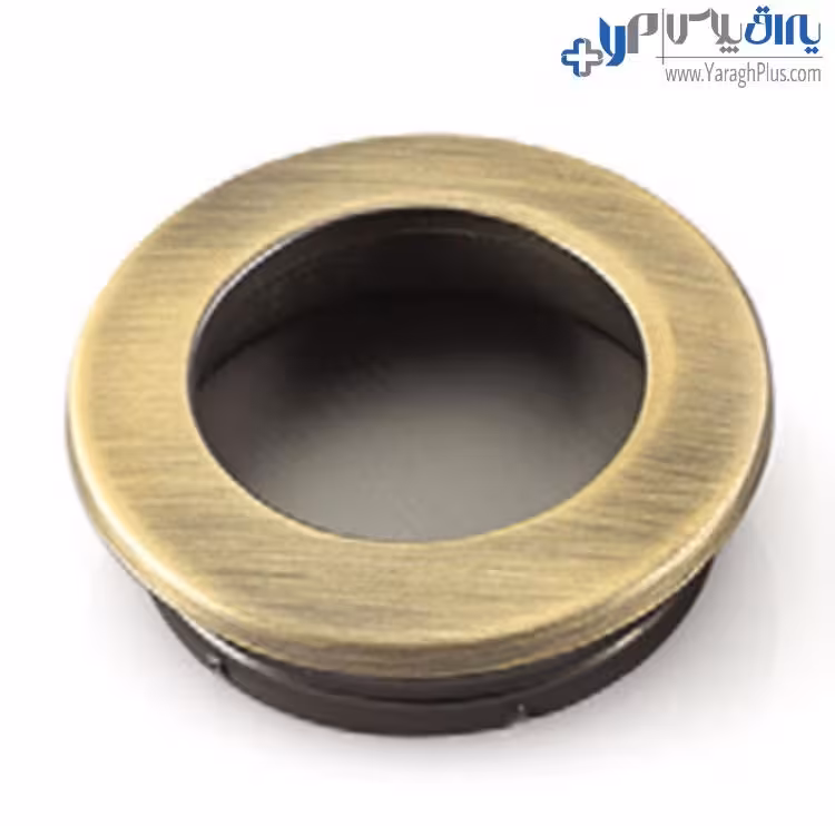 دستگیره کابینت توکار گرد زیتونی ملونی