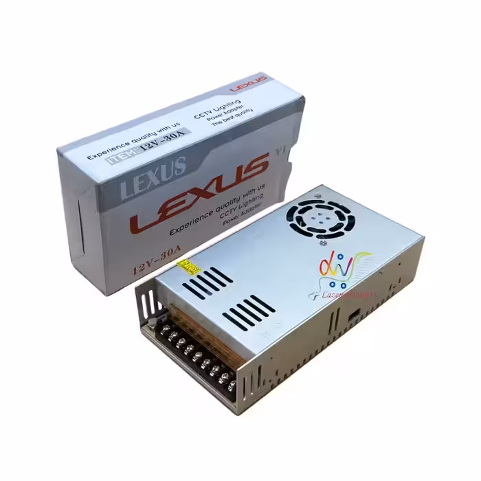 پاور سوئیچینگ 12 ولت 30 آمپر بدون فن لکسوس مدل S-360-12