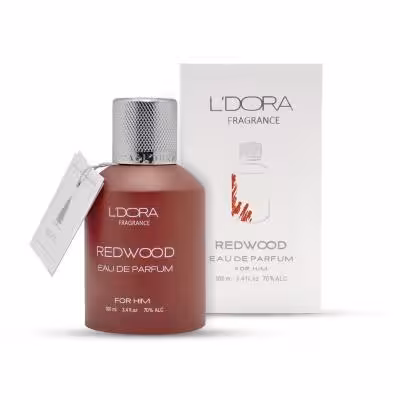 ادوپرفیوم مردانه مدل REDWOOD لدورا فرگرنس 100 میلیلیتر