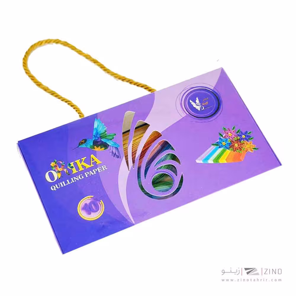 پک کاغذ ملیله وکارت تشکر150برگی اوریکا