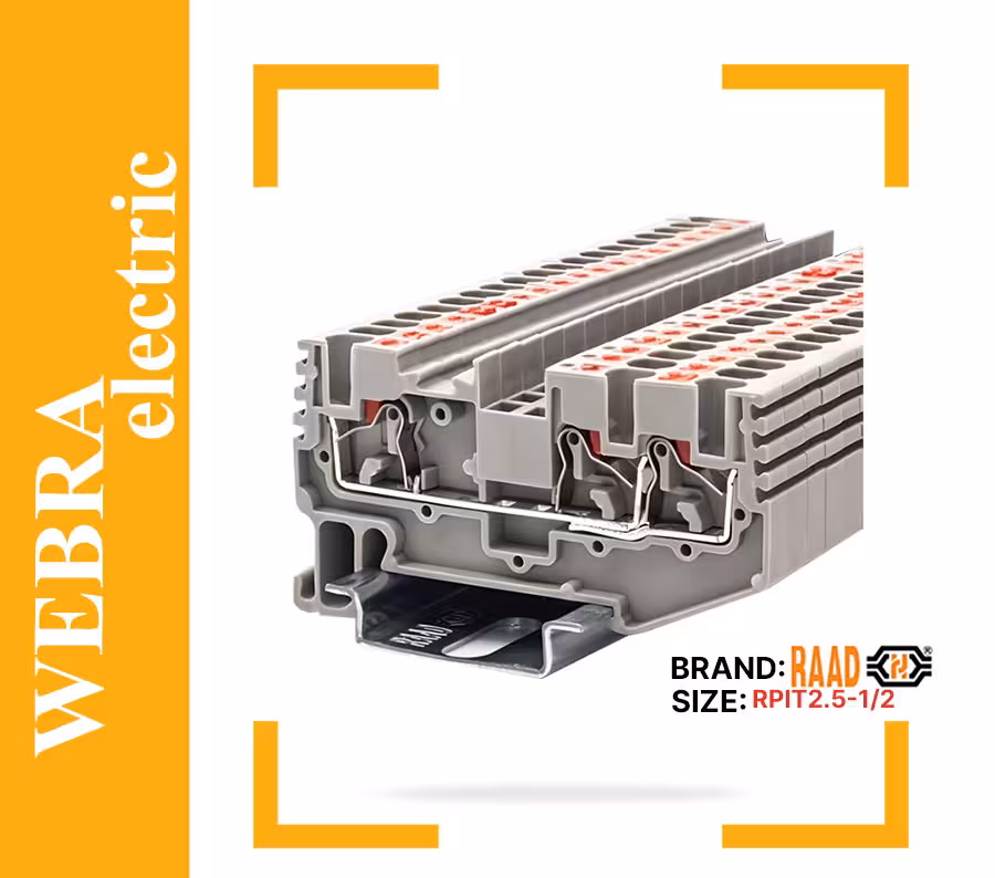 ترمینال فشاری یک ورودی و 2 خروجی