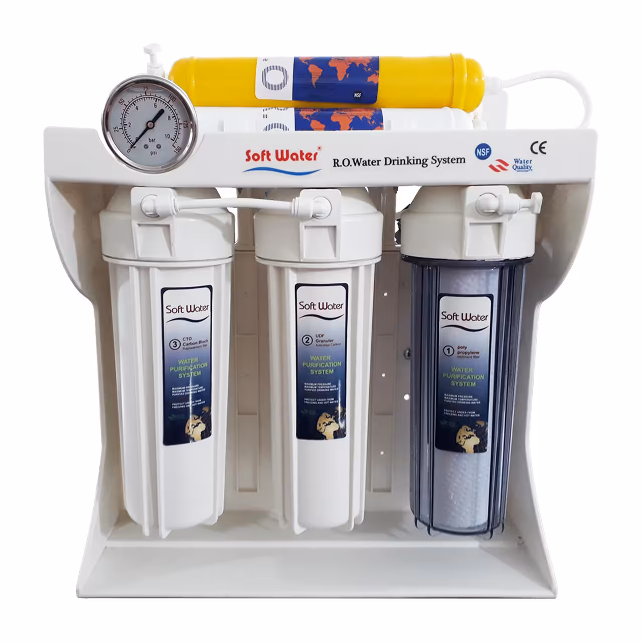 دستگاه تصفیه کننده آب خانگی 6 مرحله سافت واتر مدل RO2500