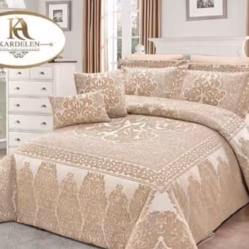 روتختی مخمل ترک دونفره درجه یک 8 تیکه کیفیت و دوخت عالی...