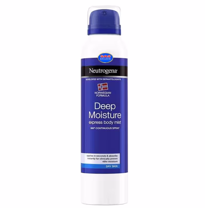 اسپری کرم مرطوب کننده دست و بدن نوتروژینا Neutrogena حجم 200 میل