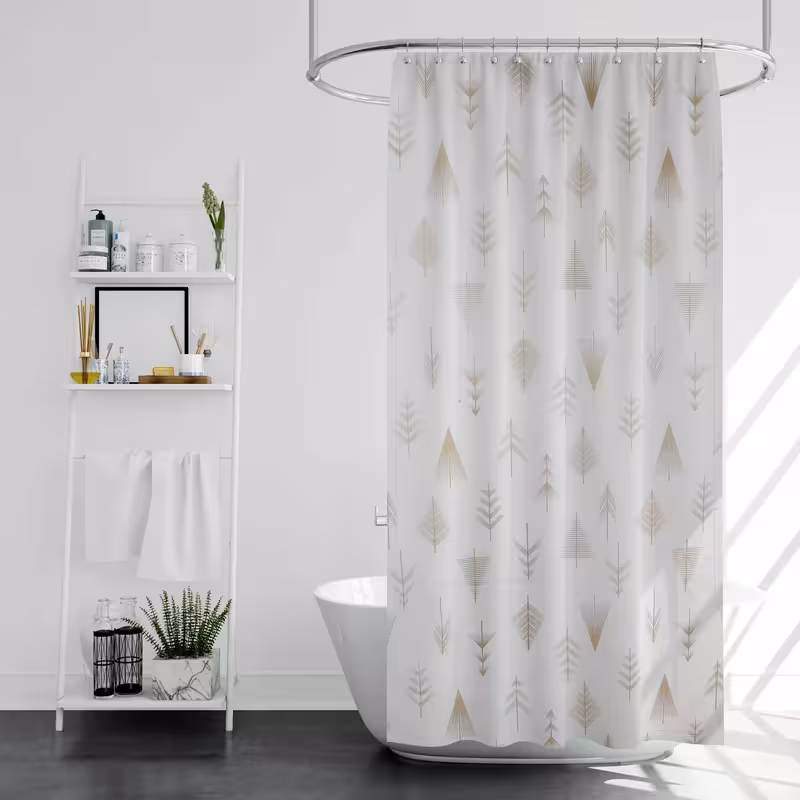 پرده حمام پیسو مدل BZ-56 سایز 180×200 سانتی متر