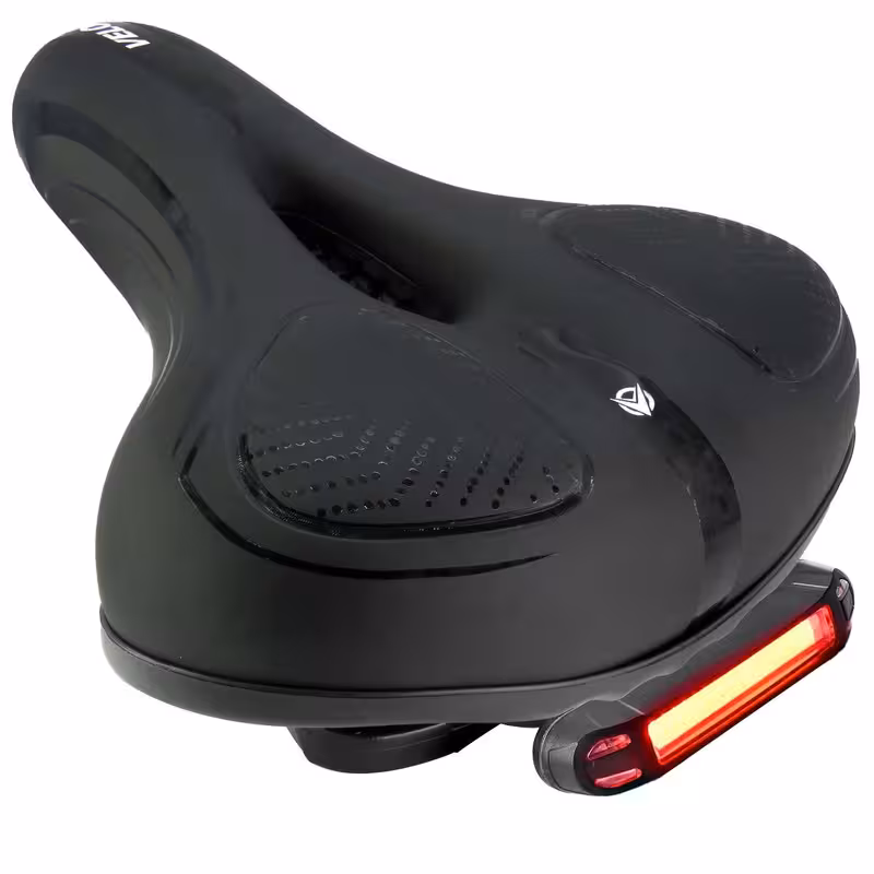 زین دوچرخه مدل ژل طبی ولو پلاس چراغ دار کد 1671 | کالا مکس