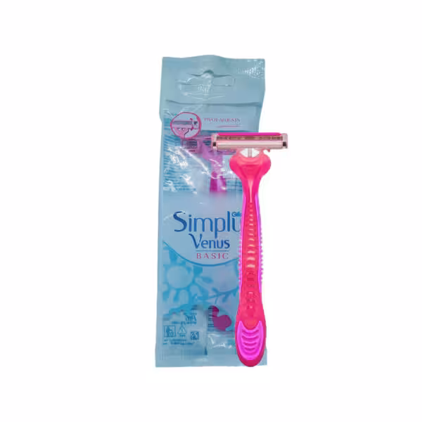 خود تراش ژیلت مدل Simply Venus 3 بسته 1 عددی ساخت لهستان