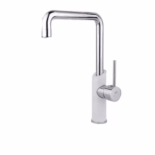 شیر سینک راسان مدل شیمر سفید