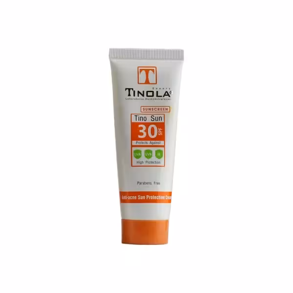 تینولا  کرم ضدآفتاب آبرسان spf30