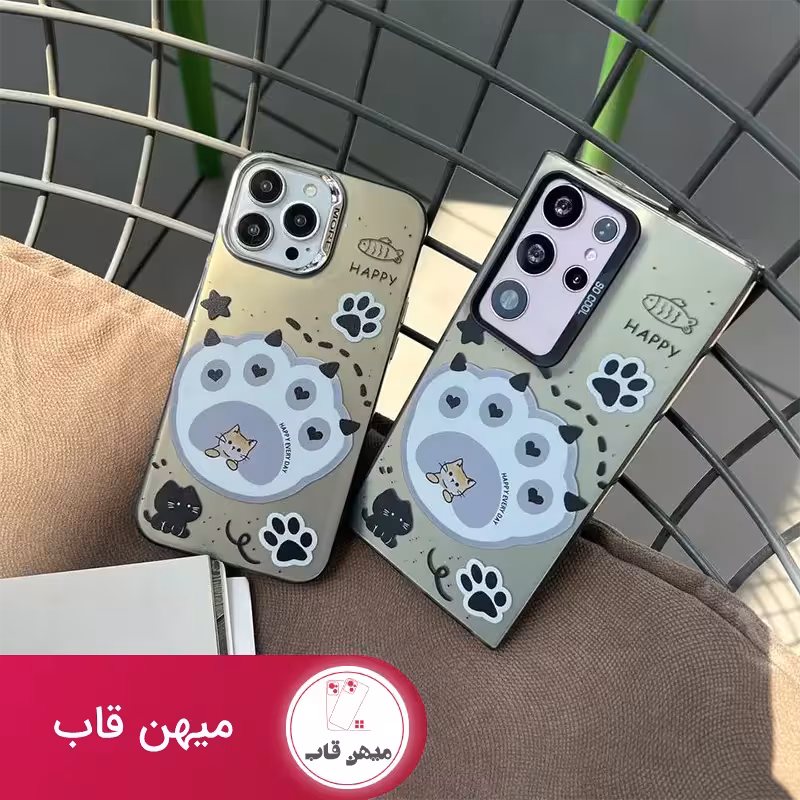 قاب گوشی سامسونگ پنجه گربه نچرال - کد (32195)