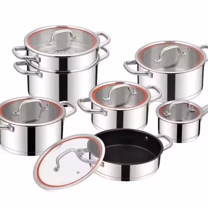 سرویس قابلمه استیل 13 پارچ نیولند مدل 2925