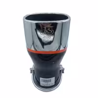 سر اگزوز جی اس ترک پژو شبرنگی کد 208 چهار گوش سر صاف