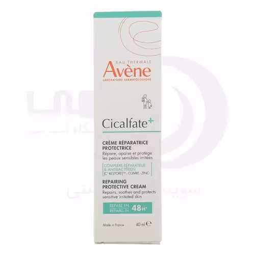 کرم ترمیم کننده اَون Avene مدل سیکالفیت پلاس حجم 40 میل